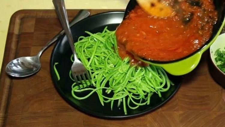 Hiç diyet spagetti yediniz mi
