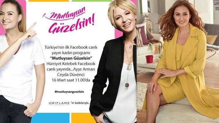 Türkiye’nin ilk canlı yayın Facebook kadın programı!