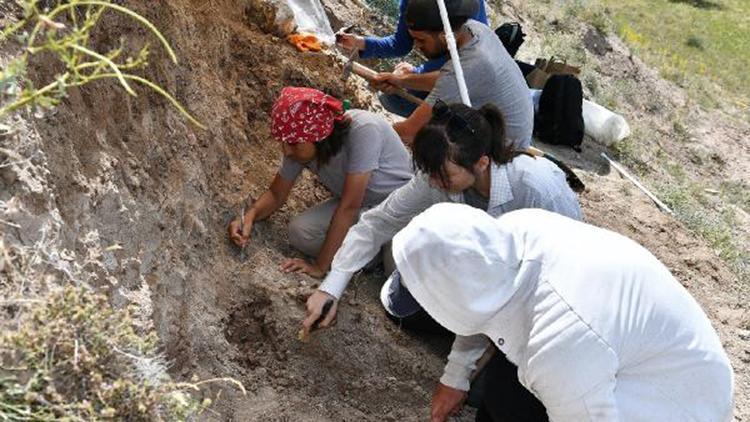 Kayseride 7,5 milyon yıllık fosillerin bulunduğu alanda yeni kazı çalışması