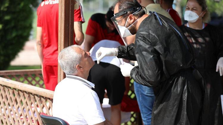 Sivasspor 8. kez koronavirüs testi yaptırdı