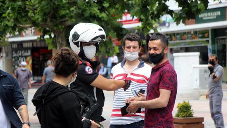 Boluda son 11 günde 458 kişiye maske cezası