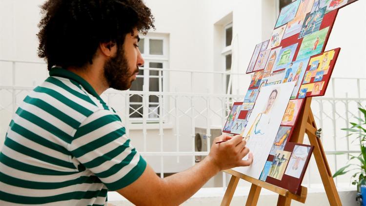 Agoralı Ferhat, Viyana Sanat Akademisinde resim eğitimi alacak