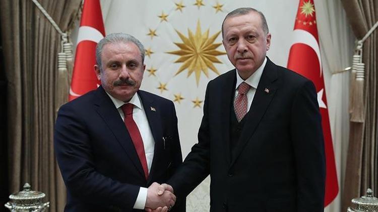 Son dakika haberi: Cumhurbaşkanı Erdoğandan Meclis Başkanı Şentopa tebrik telefonu