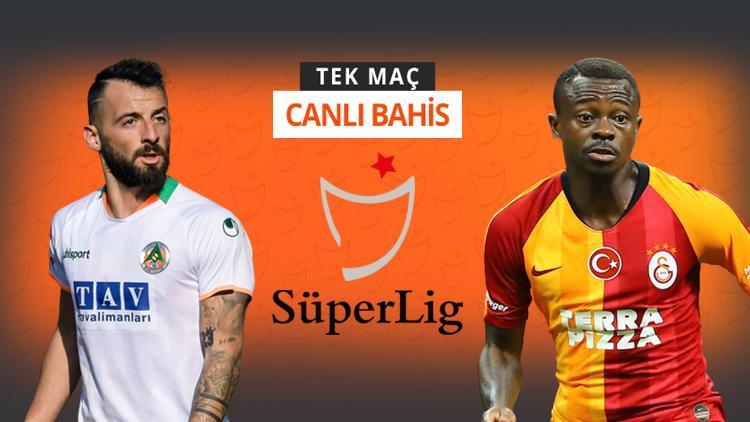 Şampiyonluk şansı sona eren Galatasaray, Alanya deplasmanında Galibiyetlerine iddaada...