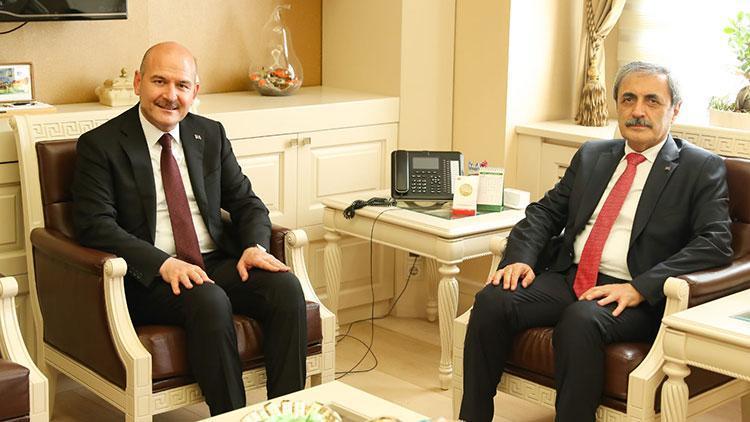 Bakan Süleyman Soylu, Yargıtay Cumhuriyet Başsavcısı Bekir Şahini ziyaret etti