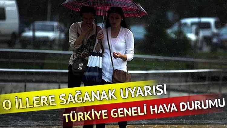 Hava bugün nasıl olacak Meteorolojiden 14 Temmuz hava durumu için sağanak uyarısı