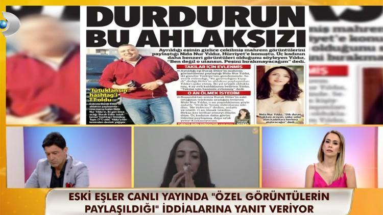 Eski eşler Nida Nur Yıldız ile Burak Etiler ilk kez Neler Oluyor Hayatta’da karşı karşıya geldi