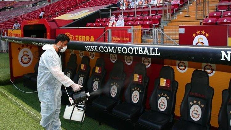 Türk Telekom Stadı dezenfekte edildi Göztepe maçına hazır...