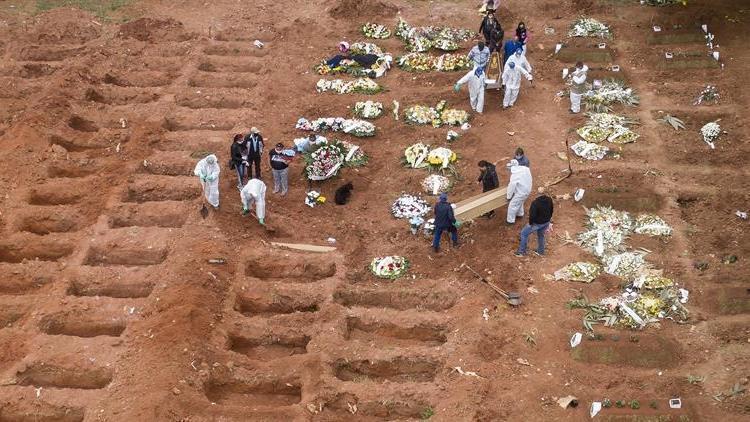 Brezilya, Meksika ve Hindistanda korkutan koronavirüs ölüm sayıları