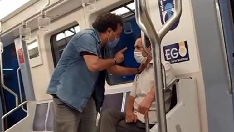 Metroda şarkı tartışması