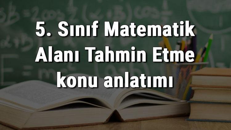 5. Sınıf Matematik Alanı Tahmin Etme konu anlatımı