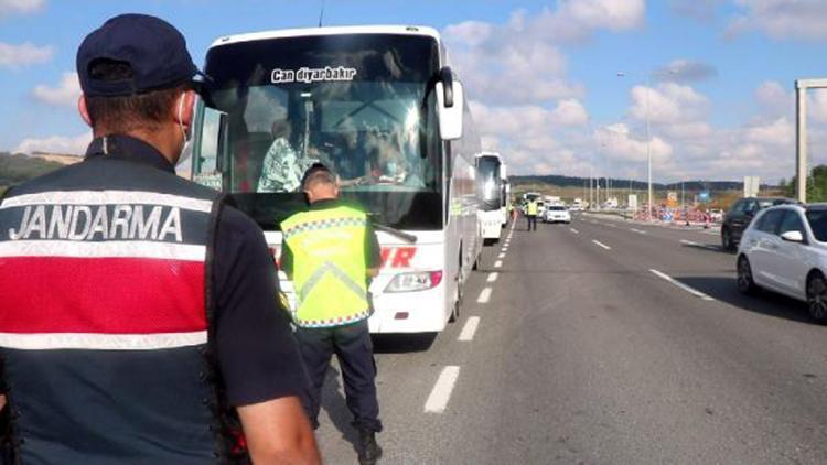 Jandarmadan bayram öncesi trafik denetimi