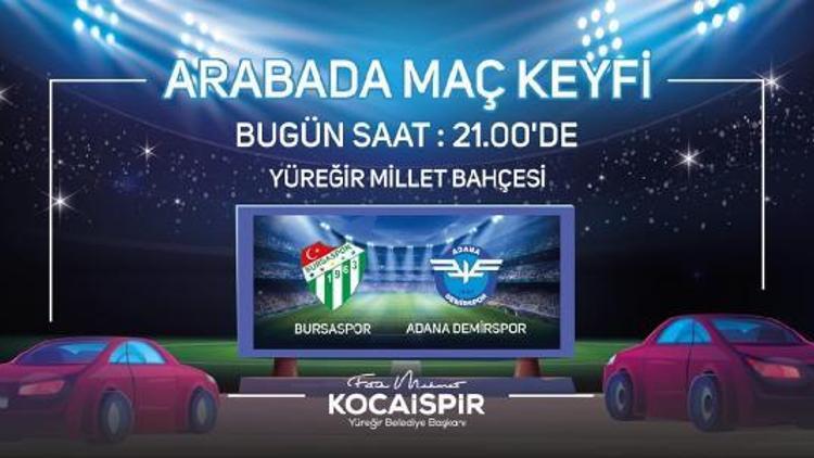 Adana Demirsporun maçları Millet Bahçesinde arabalardan izlenecek