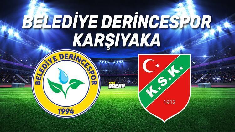 Derincespor Karşıyaka maçı saat kaçta, hangi kanaldan canlı yayınlanacak