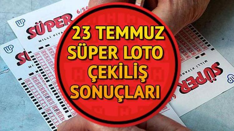 23 Temmuz Süper Loto çekiliş sonuçları: Büyük ikramiye 2 ile çıktı - MPİ 666. hafta Süper Loto sorgulama ekranı 2020