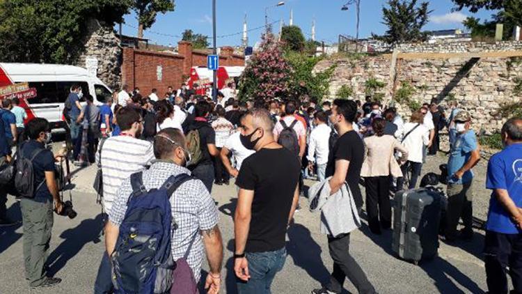 Ayasofyanın açılışına yerli ve yabancı basından yoğun ilgi