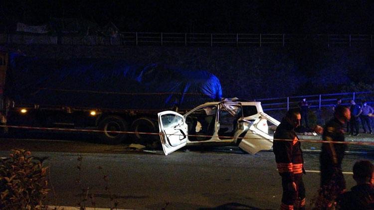 Trabzonda trafik kazası: 4 ölü