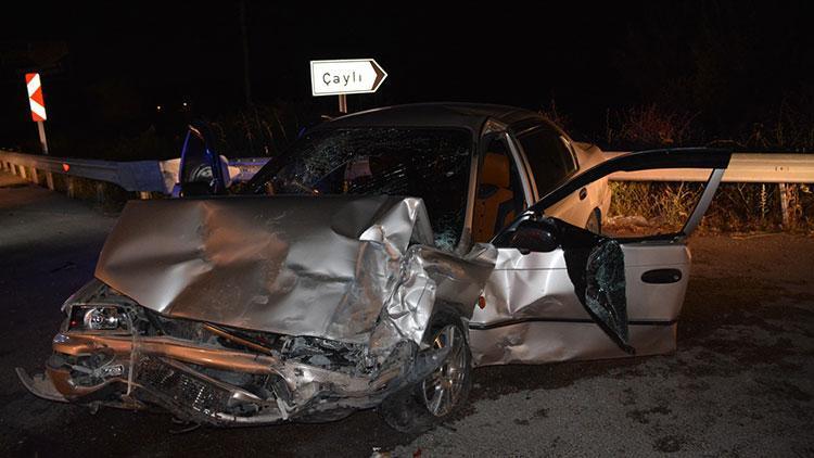 Tokat’ta feci kaza 4 yaralı