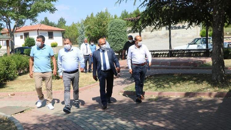 Elmadağ’da park çalışması