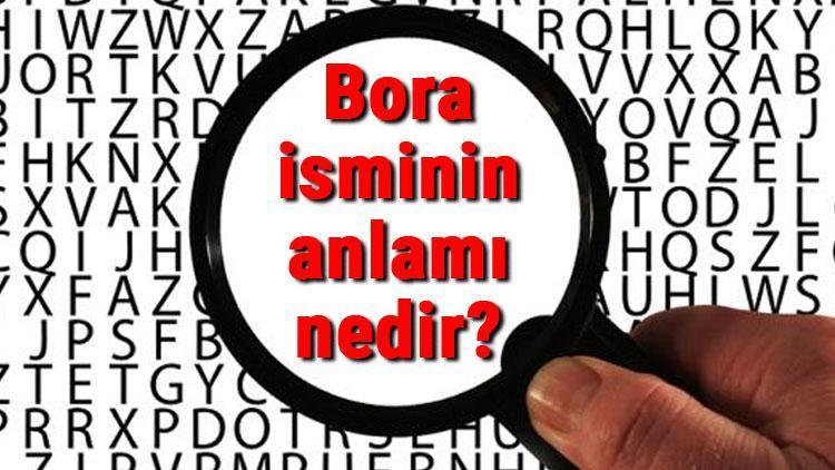 Bora isminin anlamı nedir Bora ne demek