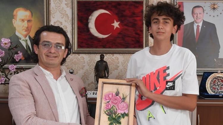 15 yaşında Türk Telekoma transfer oldu Ege Çağan Başçiftçi...