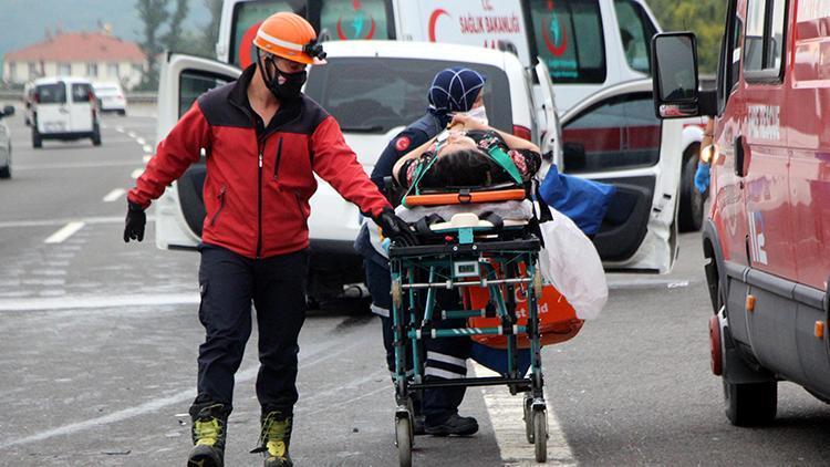 Son dakika haberi: Boluda TEM Otoyolunda kaza: Çok sayıda yaralı