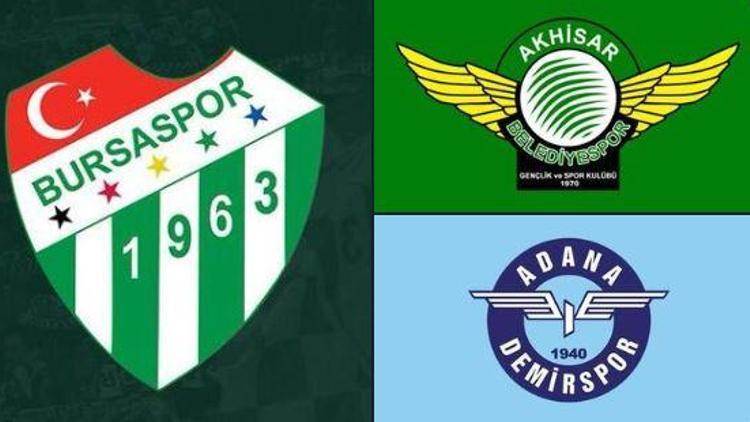 Bursaspor ve Akhisarspor, Süper Lige çıkmak için TFFye başvurdu Adana Demirspor sırada...