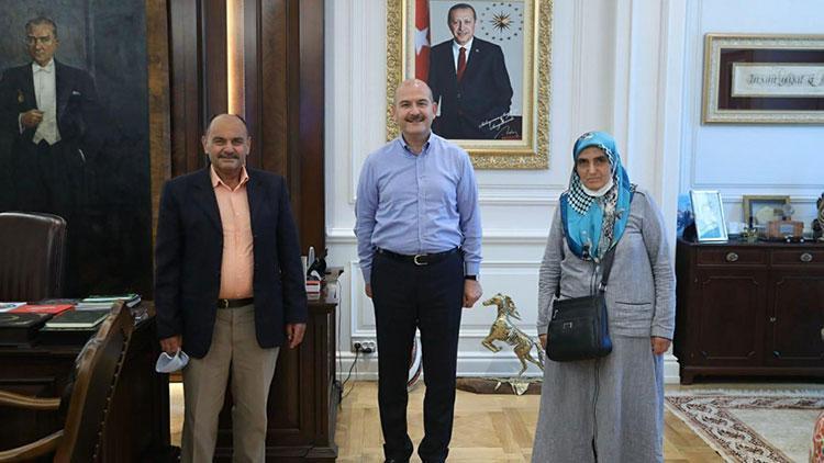 İçişleri Bakanı Süleyman Soylu şehit aileleriyle görüştü
