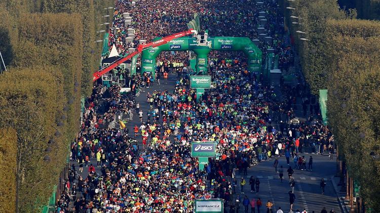 Paristeki maratonlar koronavirüs nedeniyle iptal edildi