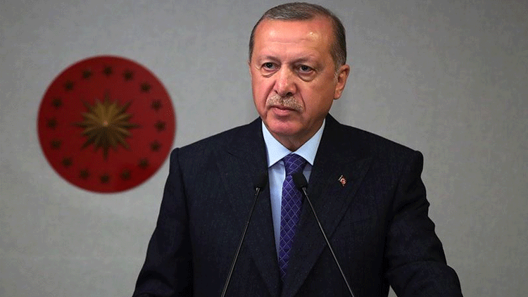 Cumhurbaşkanı Erdoğandan şehit ailesine taziye mesajı