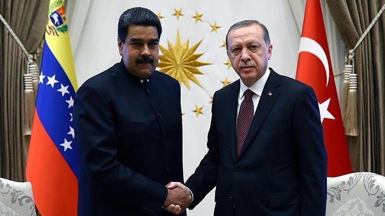 Cumhurbaşkanı Erdoğandan Maduro ile kritik görüşme