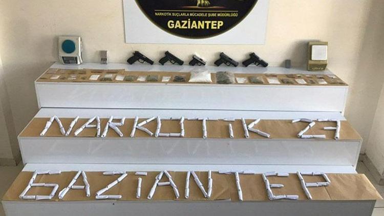 Gaziantepte uyuşturucu operasyonu: 17 gözaltı