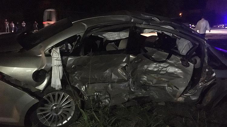 Zonguldakta korkunç kaza 2 ölü, 8 yaralı