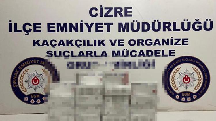 Şırnakta kaçakçılık operasyonları: 42 gözaltı