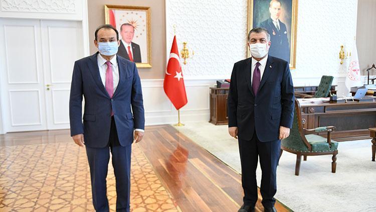 Bakan Kocadan Türk Konseyi Genel Sekreteri Amreyev ile önemli görüşme