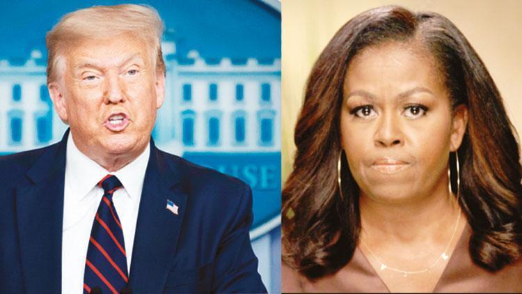 Donald Trump’tan Michelle Obama’ya yanıt: Sayenizde  başkan oldum