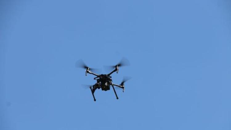 Kozanda insansız hava aracıyla trafik denetlemesi