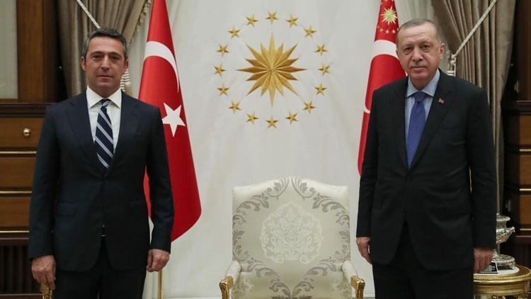 Cumhurbaşkanı Erdoğan, Fenerbahçe Başkanı Ali Koçu kabul etti