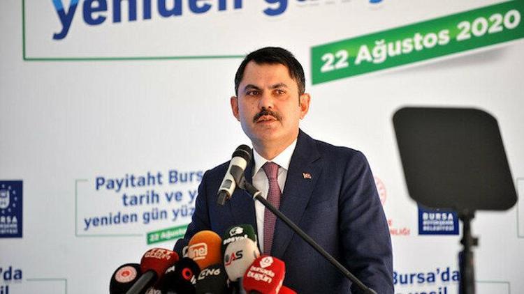 Bakan Kurum: Türkiyenin en büyük kentsel dönüşüm projelerinden birini Bursada başlatacağız