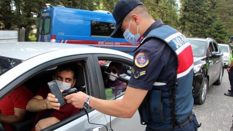 Boluda tabiat parklarına girişlerde HES kodu kontrolü yapılıyor