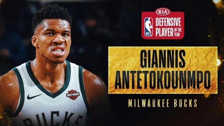 NBA haberleri | Yılın savunma oyuncusu Giannis Antetokounmpo