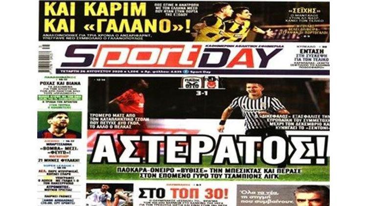 Yunan basınında Beşiktaş maçının yankıları Rüya gibi...