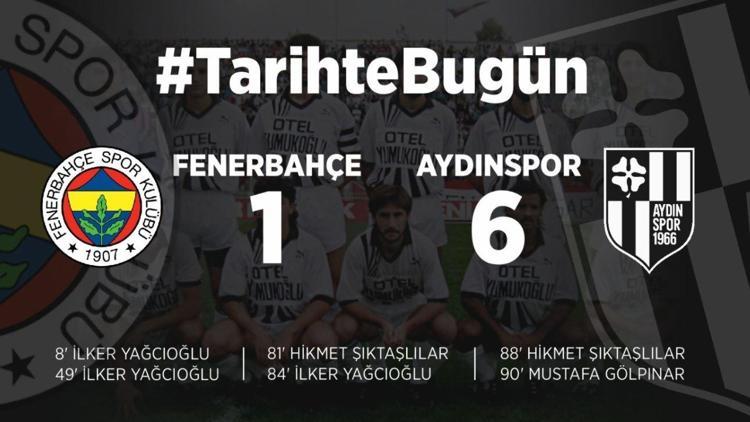 Aydınspor tarihi Fenerbahçe galibiyetini 30’uncu yıl dönümünde andı