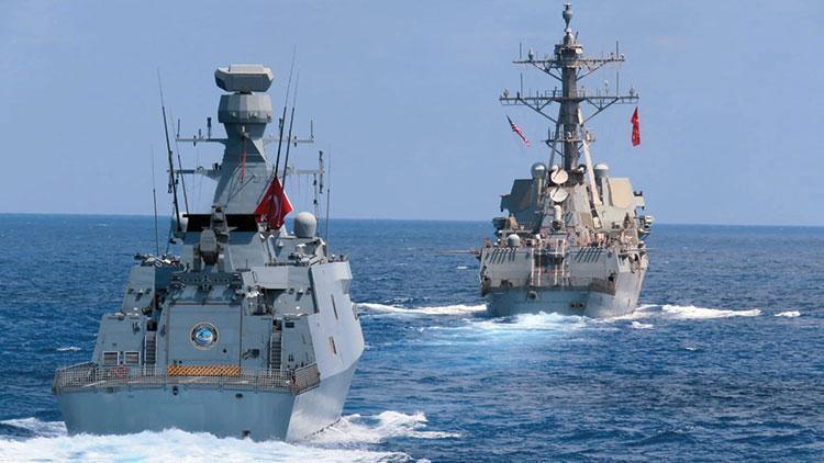 Türk donanması ABD gemileriyle eğitim yaptı