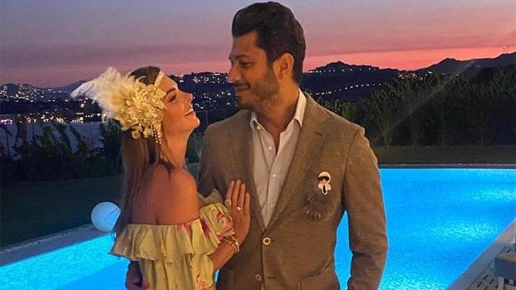 Pelin Karahandan eşi Bedri Güntaya romantik doğum günü kutlaması