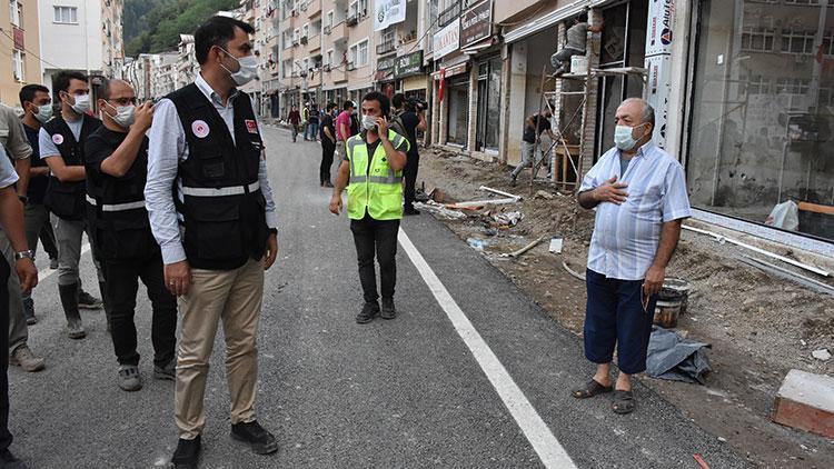 Çevre ve Şehircilik Bakanı Kurum, Derelide incelemelerini sürdürdü