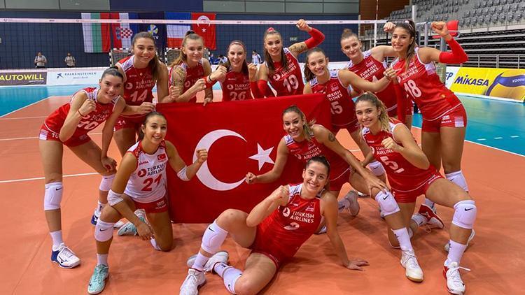 Son Dakika | Türkiye 19 Yaş Altı Kız Voleybol Milli Takımı, Avrupa şampiyonu oldu