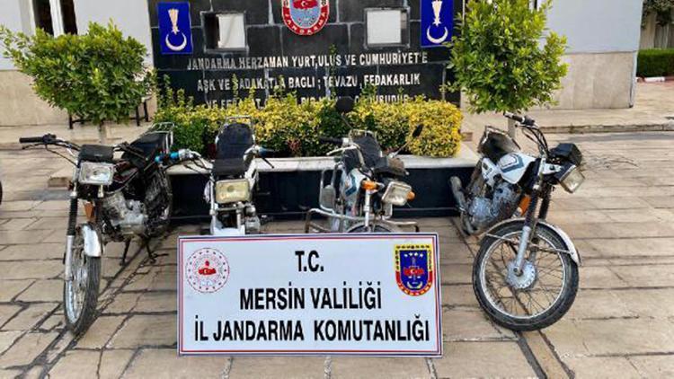 Motosiklet hırsızları güvenlik kamerasından yakalandı