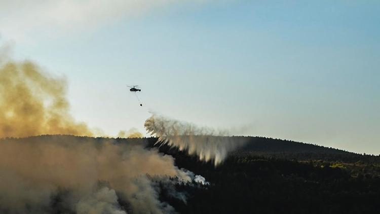Kastamonudaki orman yangını, 21 saatte kontrol altına alındı