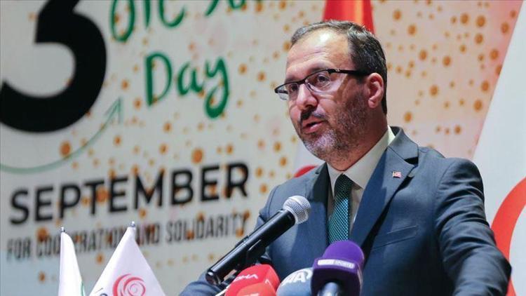 Bakan Kasapoğlu: İslam medeniyetimiz daima gençlerin omuzlarında yükselmiştir